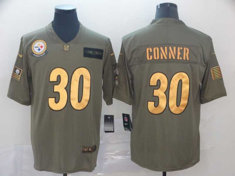 Nike Steelers 30 James Conner 2019 Olive Gold Salute To Service Limited Jersey,We sell and wholesale Nike Steelers 30 James Conner 2019 Olive Gold Salute To Service Limited Jersey on line form chian!